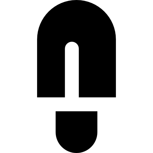 lód na patyku Basic Rounded Filled ikona