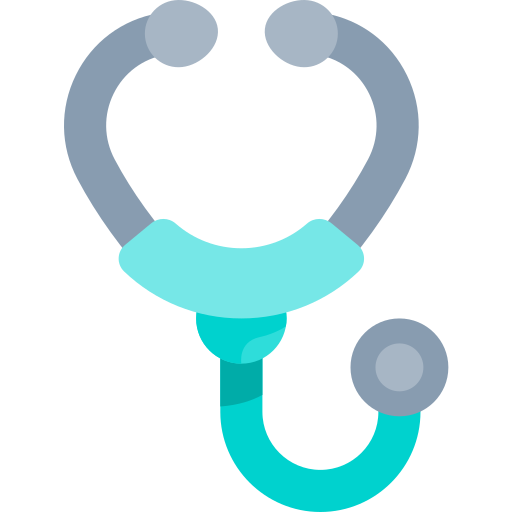 Stethoscope Kawaii Flat icon