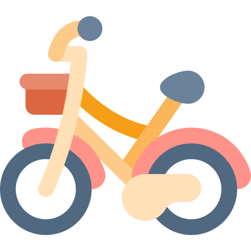 自転車 Kawaii Flat icon