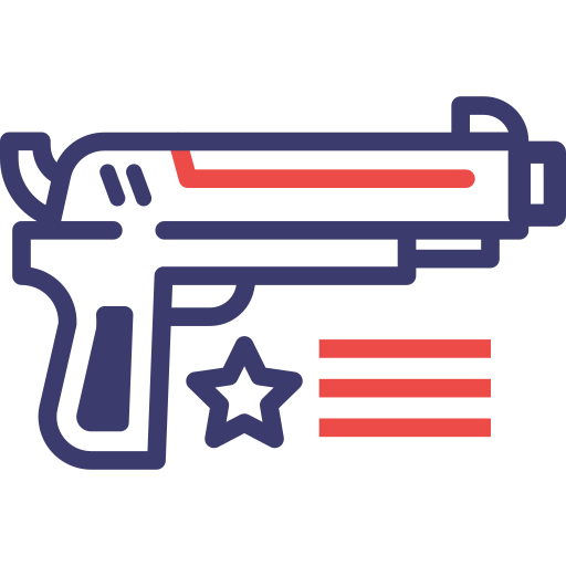 Firearm Chanut is Industries Lineal Color icon