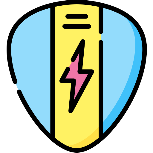 Guitar pick Special Lineal color icon