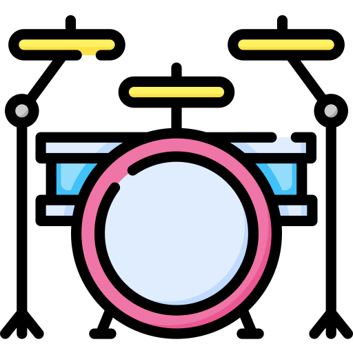 Drums Special Lineal color icon