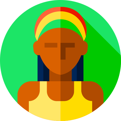 Rastafari Flat Circular Flat icono