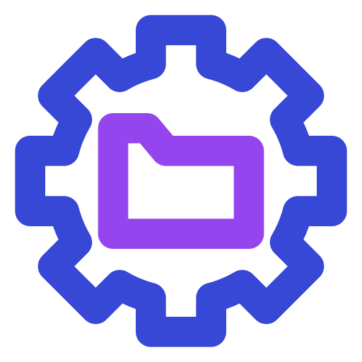 gestión de datos Generic color outline icono
