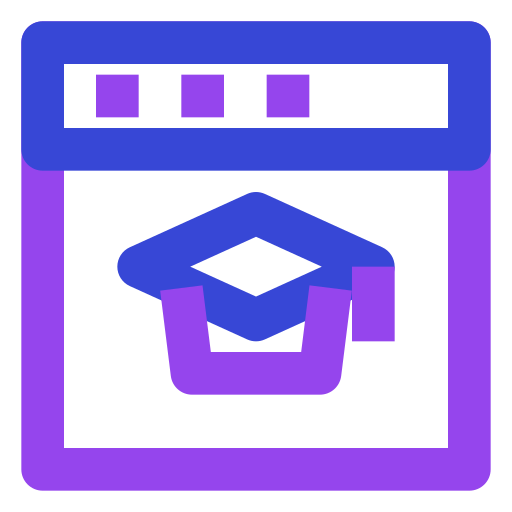 sitio web del estudio Generic color outline icono