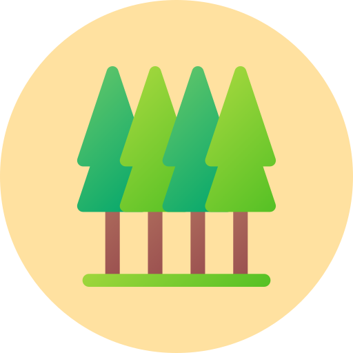 Trees Generic gradient fill icon