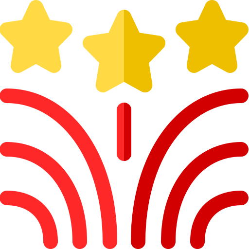 Estrella Basic Rounded Flat icono