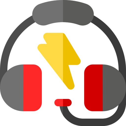 Headphones Basic Rounded Flat icon