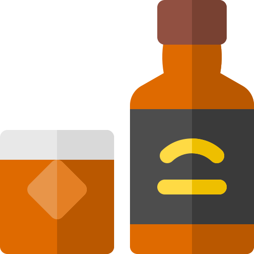 whisky Basic Rounded Flat icona
