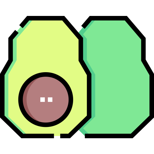 awokado Detailed Straight Lineal color ikona