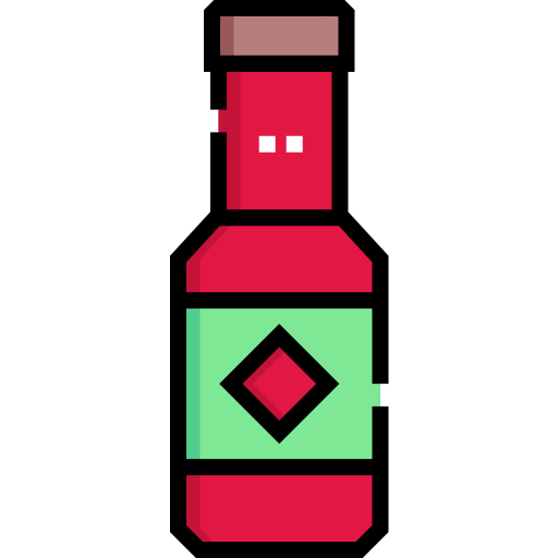 tabasco Detailed Straight Lineal color icon