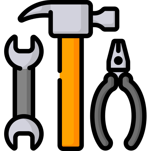 konstruktion und werkzeuge Special Lineal color icon