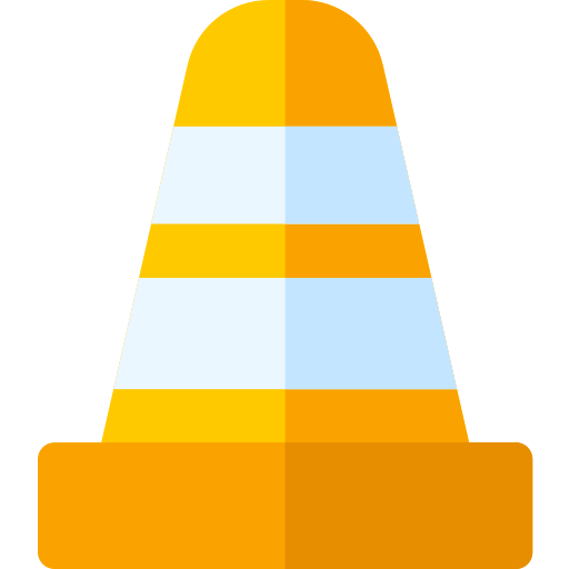 stożek Basic Rounded Flat ikona