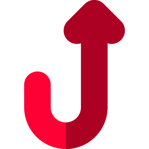 uターン Basic Rounded Flat icon