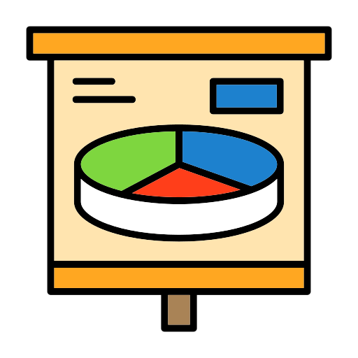 gráfico circular 3d Generic color lineal-color icono