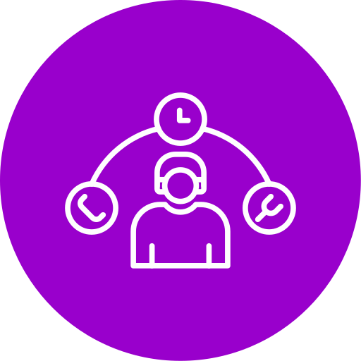 asistente virtual Generic color fill icono