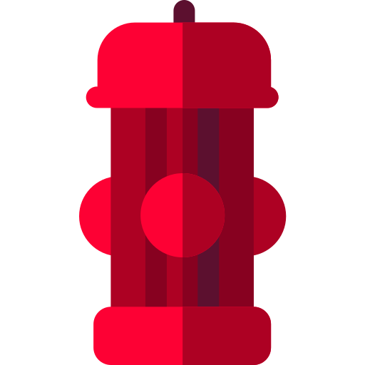 hydrant Basic Rounded Flat ikona