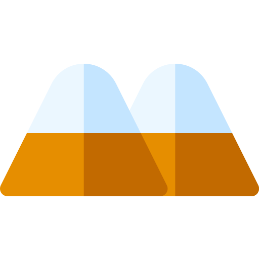 montagne Basic Rounded Flat icona