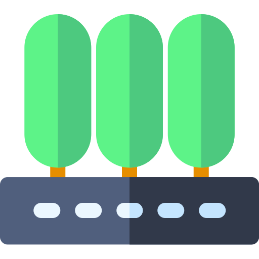 route Basic Rounded Flat Icône