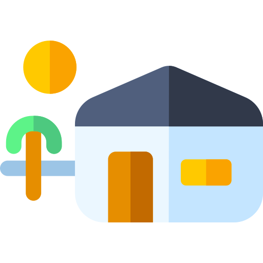 House Basic Rounded Flat icon