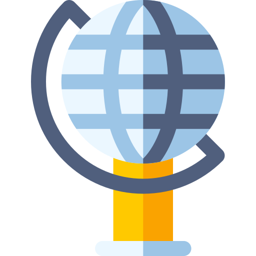 Земной шар Basic Rounded Flat иконка