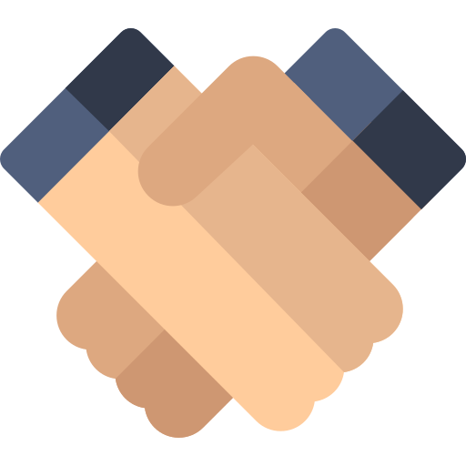 Handshake Basic Rounded Flat icon