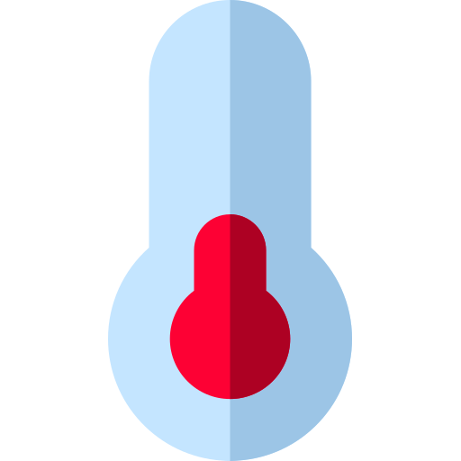 thermometer Basic Rounded Flat icon