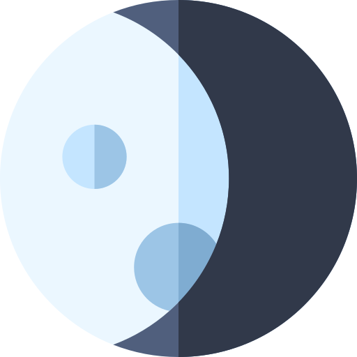 halbmond Basic Rounded Flat icon