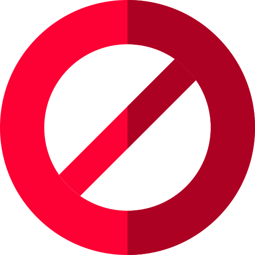 Forbidden Basic Rounded Flat icon