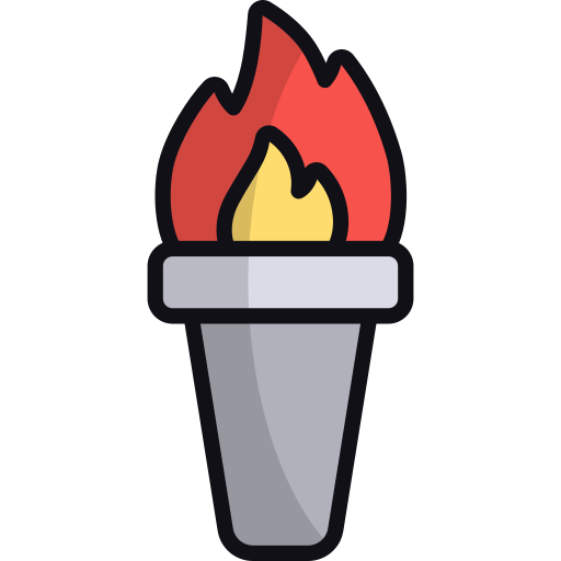 antorcha Generic color lineal-color icono