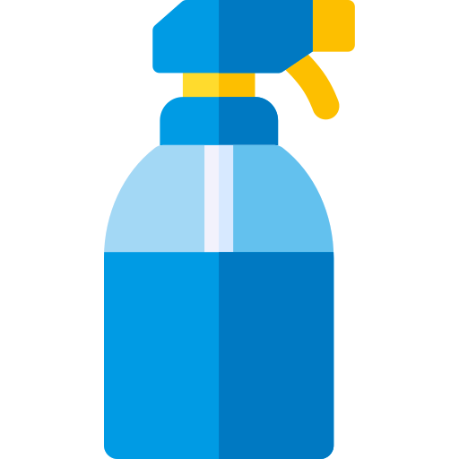 Botella de spray Basic Rounded Flat icono