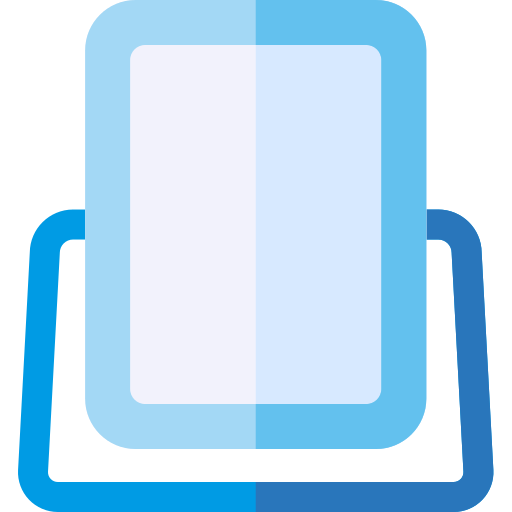 鏡 Basic Rounded Flat icon