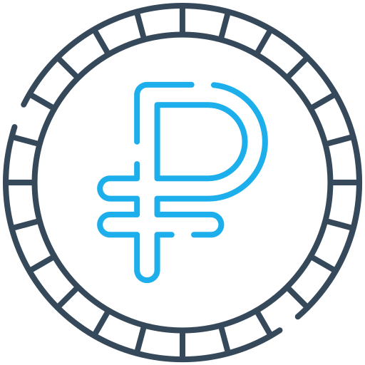 rublo Generic color outline icono
