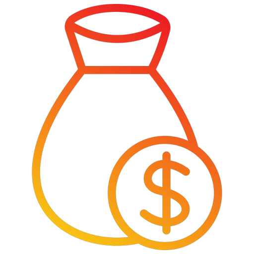 bolsa de dinero Generic gradient outline icono