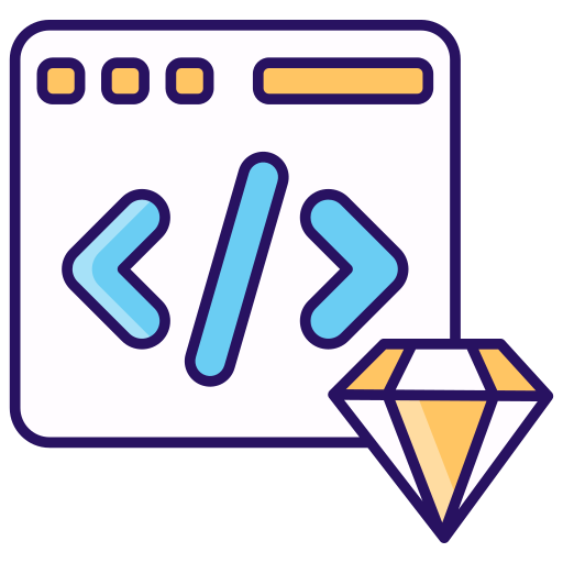 Custom coding Generic color lineal-color icon