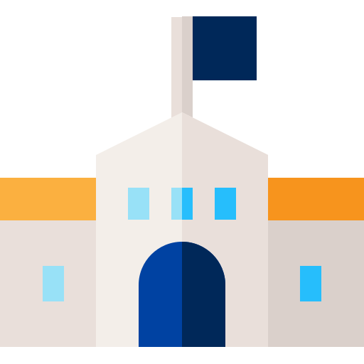 architettura e città Basic Straight Flat icona