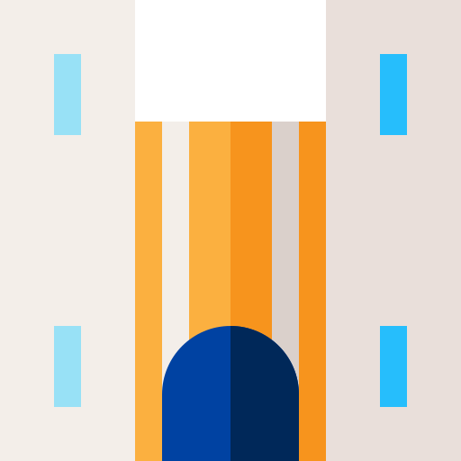architektoniczny Basic Straight Flat ikona