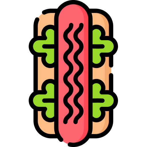 Hot dog Special Lineal color icon