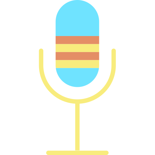 mikrofon Icongeek26 Flat icon