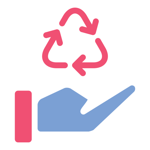 reciclaje Generic color fill icono