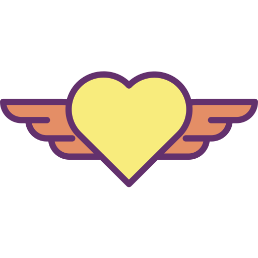 Heart wings Icongeek26 Linear Colour icon