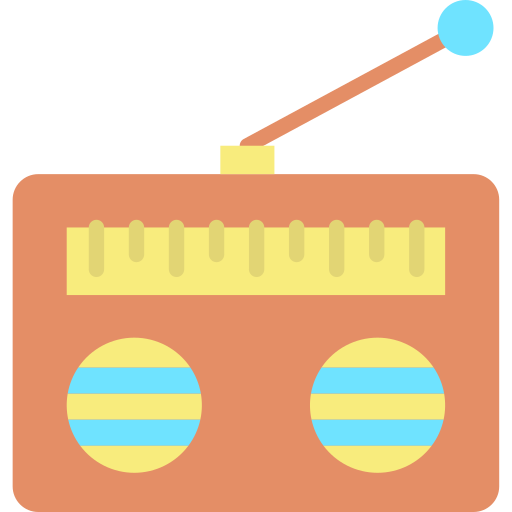 Radio Icongeek26 Flat icono