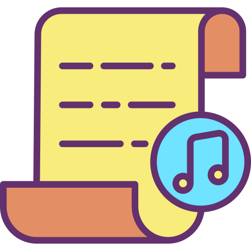 Music file Icongeek26 Linear Colour icon