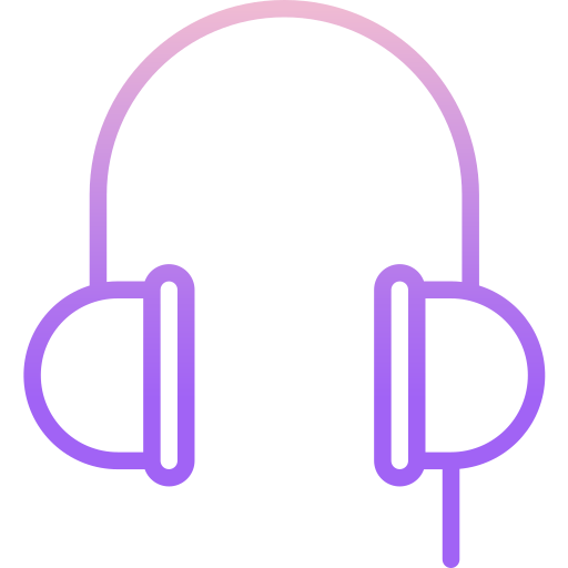 Auriculares Icongeek26 Outline Gradient icono