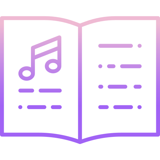 audioboek Icongeek26 Outline Gradient icoon