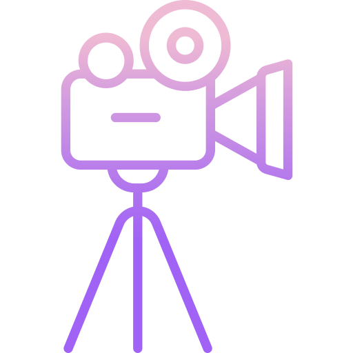 Видеокамера Icongeek26 Outline Gradient иконка