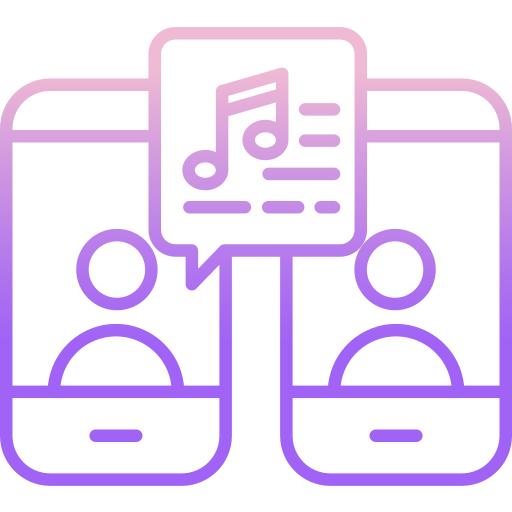 musik Icongeek26 Outline Gradient icon