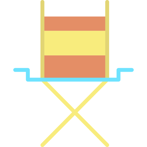 Director chair Icongeek26 Flat icon