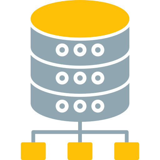 base de datos Generic color fill icono