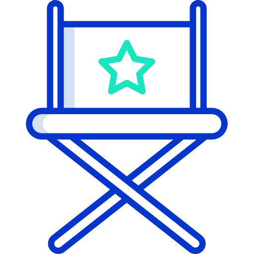 Director chair Icongeek26 Outline Colour icon